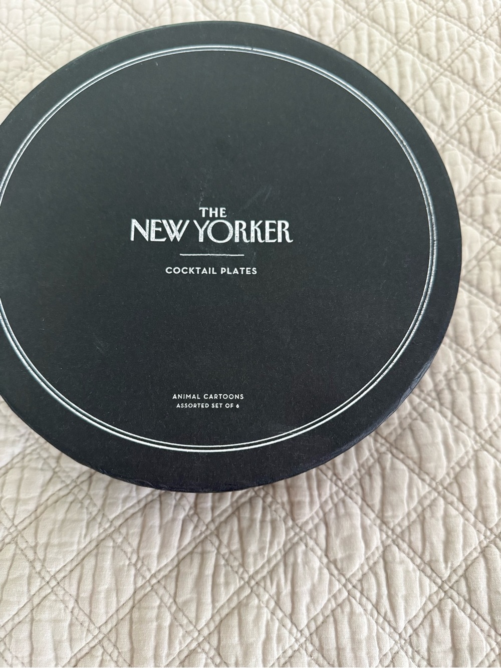 Restoration Hardware The New Yorker Porcelain Cocktail Plates - Set of 6